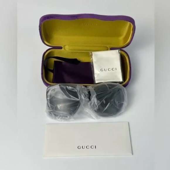 New Gucci Cat Eye Grey Women Sunglasses main image 6